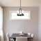 Designers Fountain Hudson Heights 60 Watt 4 Light Matte Black Pendant with Clear Glass Shade D268C-14P-MB - alternate 2